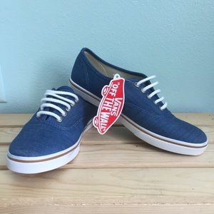Blue low profile VANS